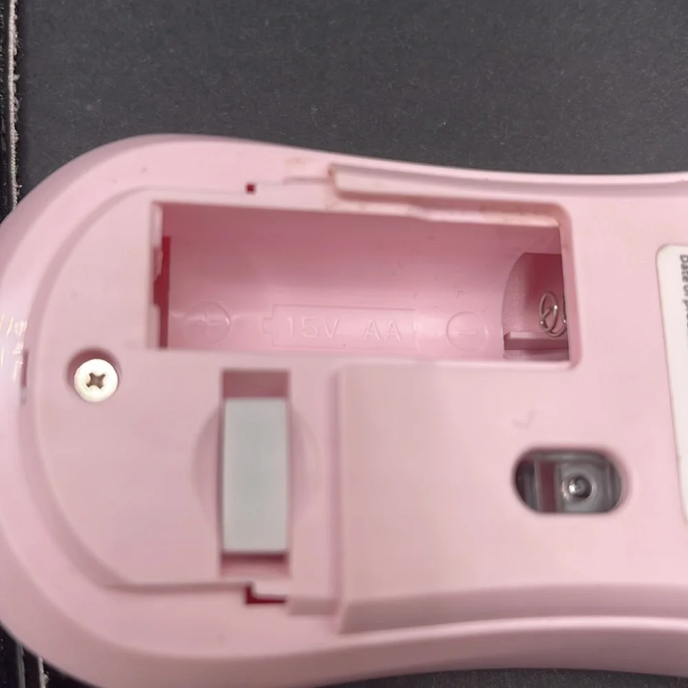 Pink MousePad & Wireless Mouse